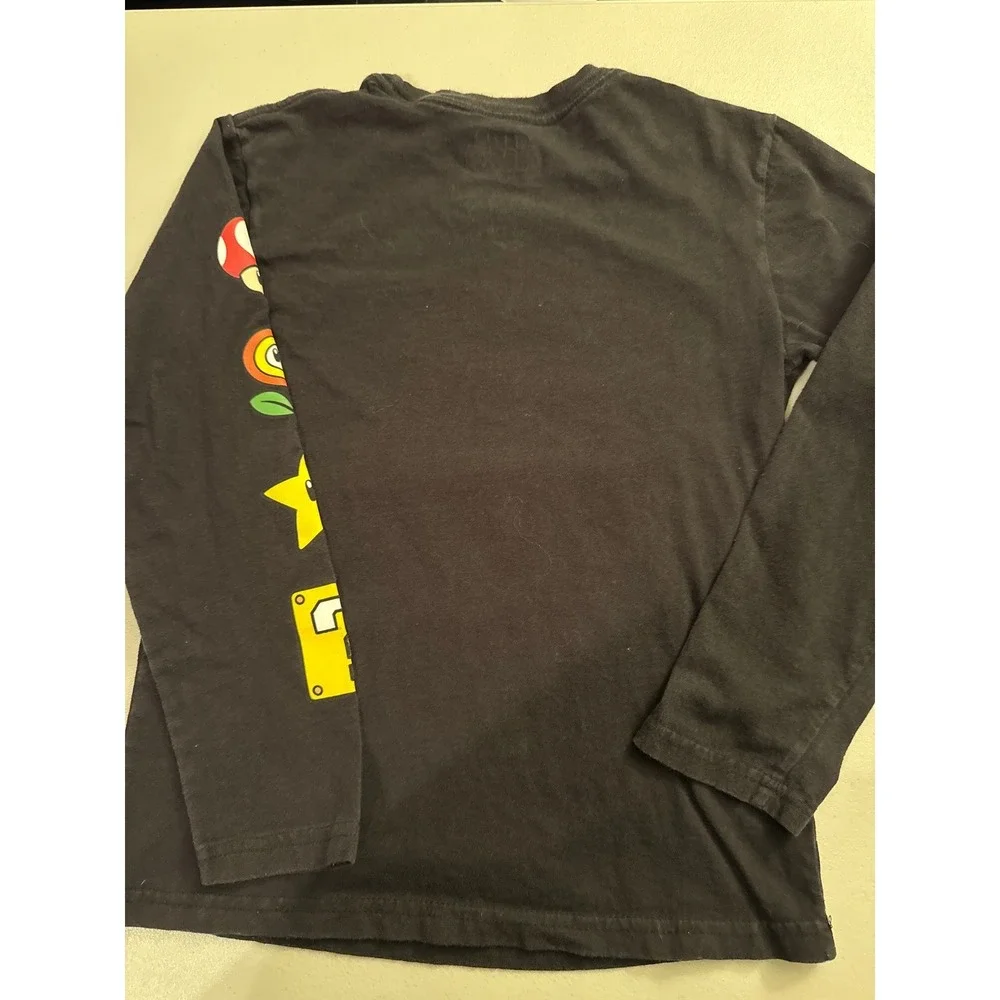 Boys Official Nintendo Super Mario & Yoshi Long Sleeve T Shirt Size‎ 8 Blank - Picture 4 of 6